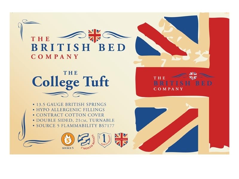British Bed Company Contract The College Tuft Mattress - image 2