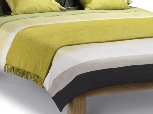 Julian Bowen Amsterdam Oak Low Foot End Wooden Bed - image 2