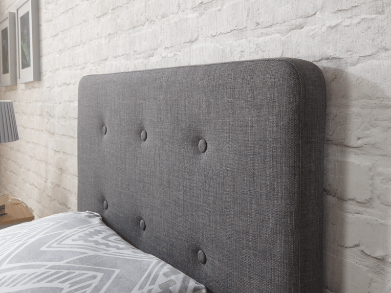GFW Ashbourne Dark Grey Fabric Bed - image 6