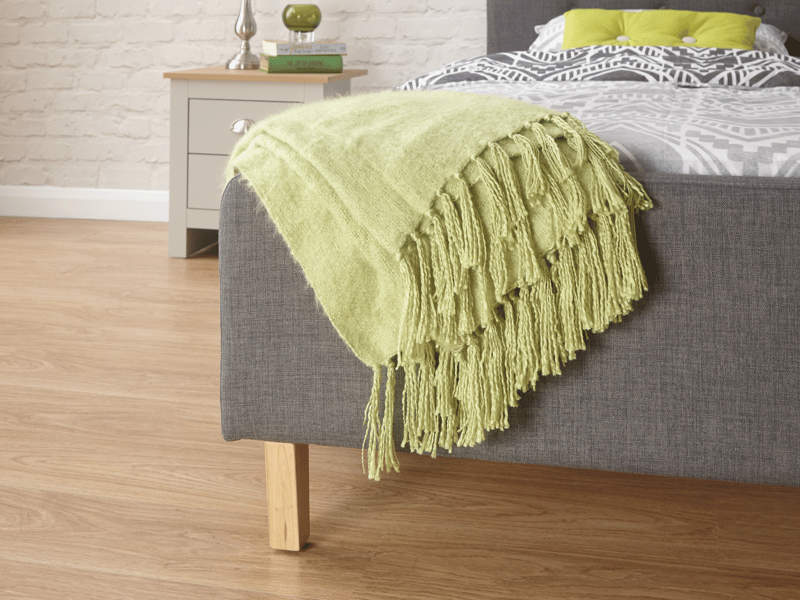 GFW Ashbourne Dark Grey Fabric Bed - image 2