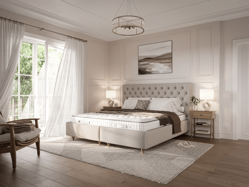 Vispring Bedstead Supreme 1476 Pocket Natural Medium Mattress - image 3