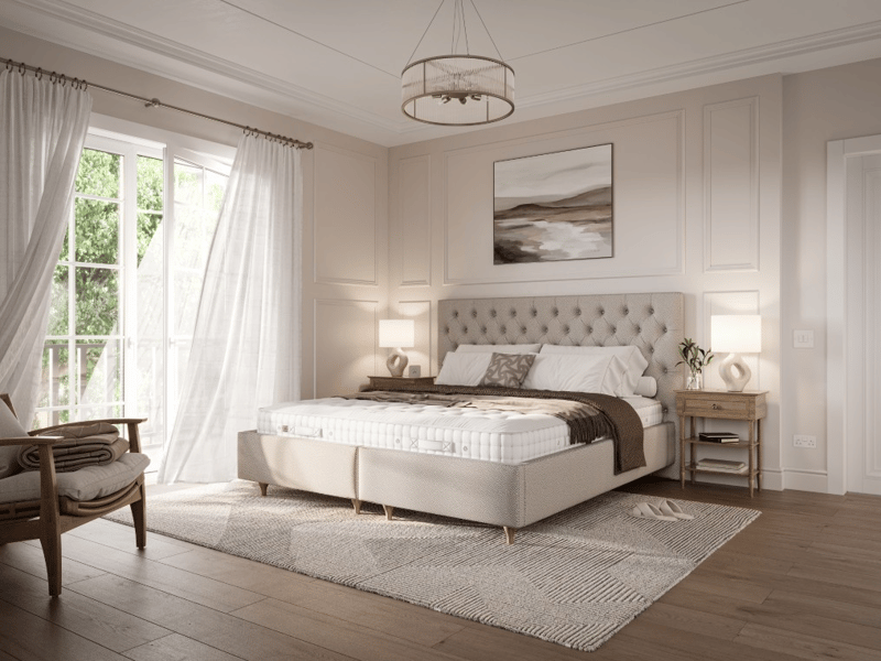 Vispring Bedstead Traditional 1254 Pocket Natural Medium Mattress - image 3