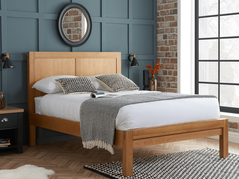 Birlea Bellevue Oak Wooden Bed - image 1