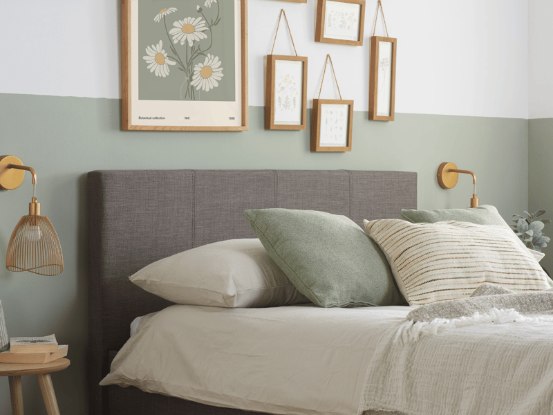 Birlea Berlin Grey Fabric Bed - image 2