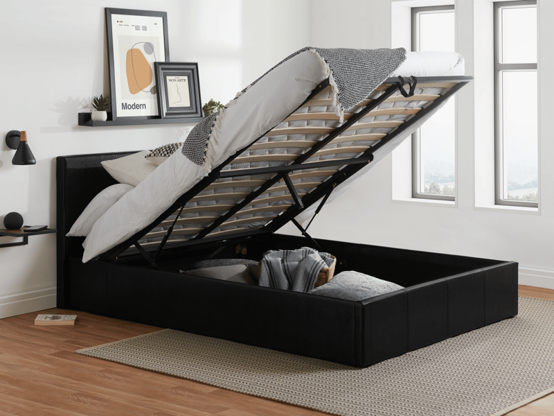 Birlea Berlin Ottoman Faux Leather Ottoman Bed - image 1