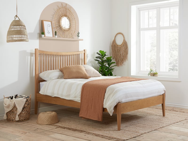Birlea Berwick Oak Wooden Bed - image 1