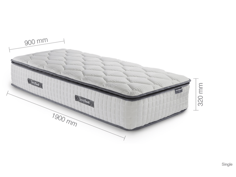 SleepSoul Bliss 800 Memory Hybrid Pillow Top Mattress - image 14