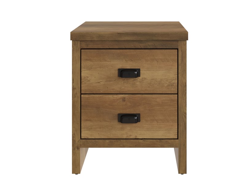 GFW Boston 2 Drawer Bedside Table Bedside Chest - image 3