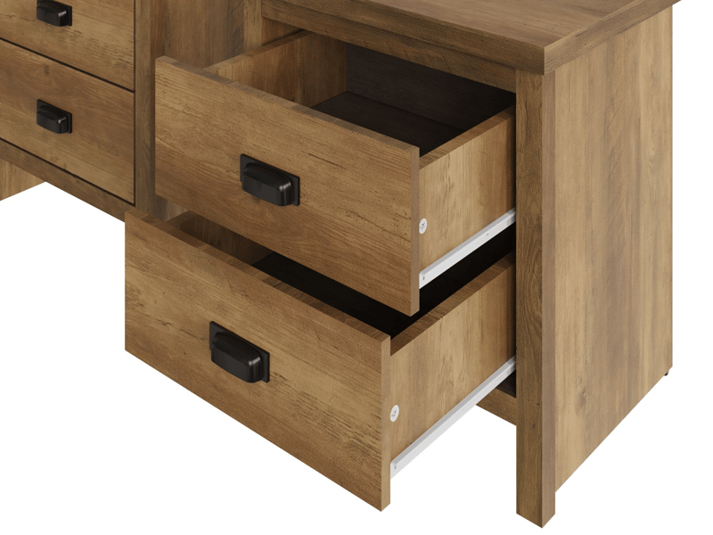 GFW Boston 2 Drawer Bedside Table Pair Bedside Chest - image 4
