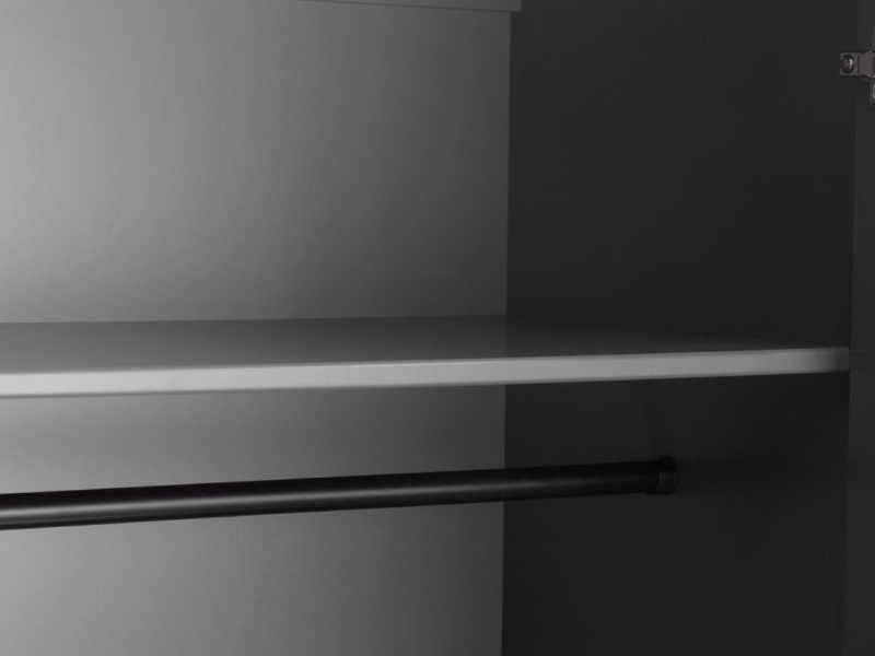 Julian Bowen Chloe 2 Door 1 Drawer Wardrobe - image 4
