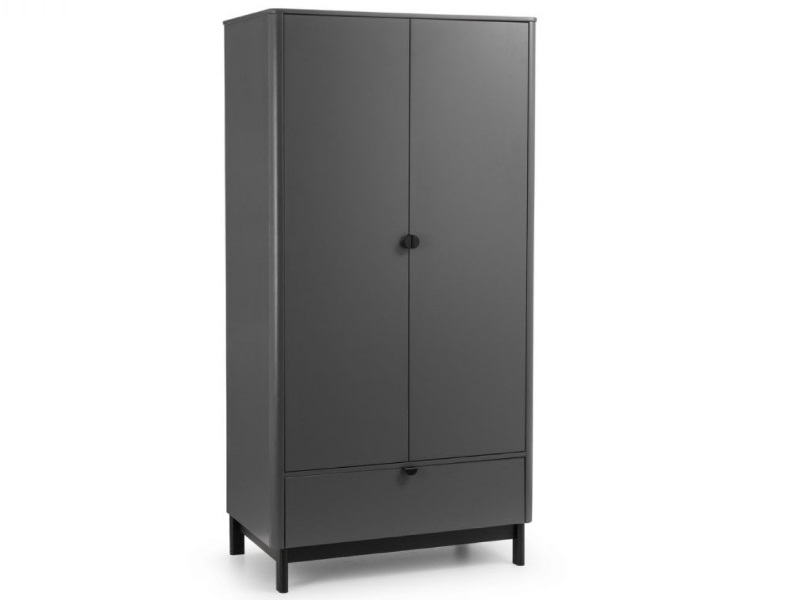 Julian Bowen Chloe 2 Door 1 Drawer Wardrobe - image 2
