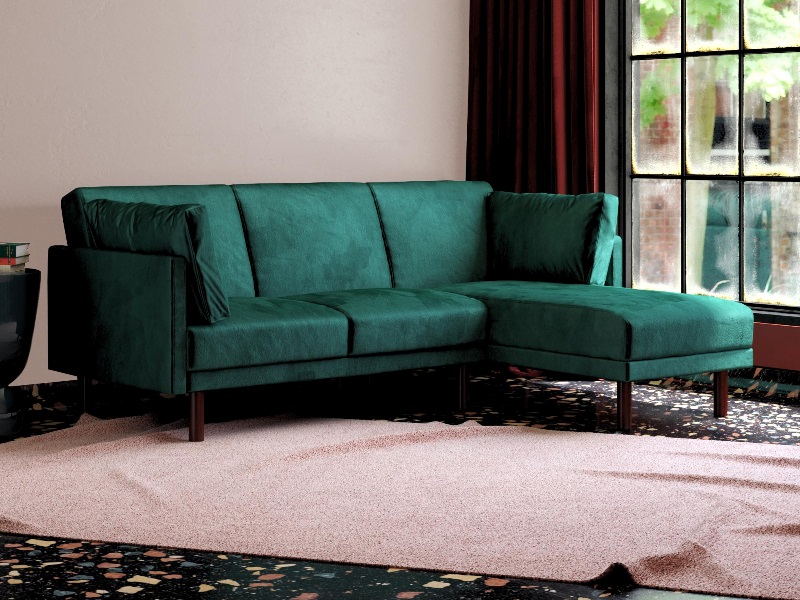 Dorel Clair Sectional Sofa Bed - image 2