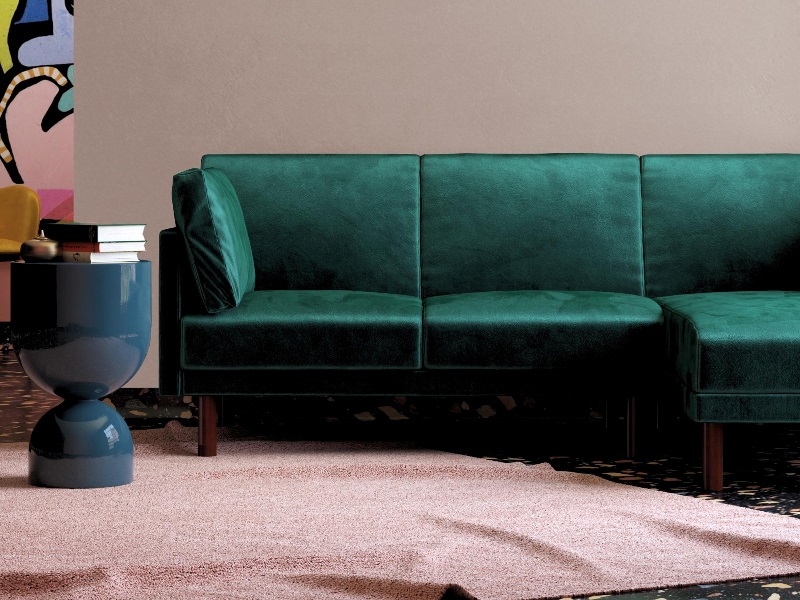 Dorel Clair Sectional Sofa Bed - image 4