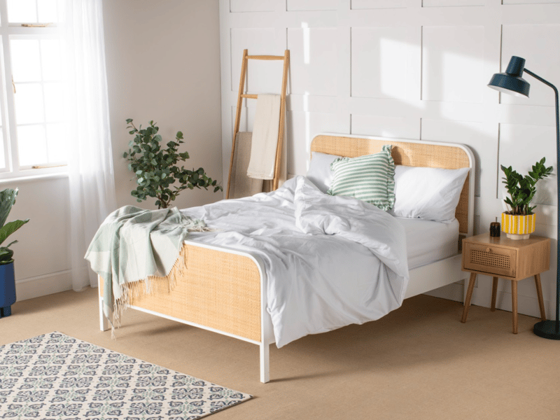 Snuggle Beds Clementine Rattan Wooden Bed - image 1