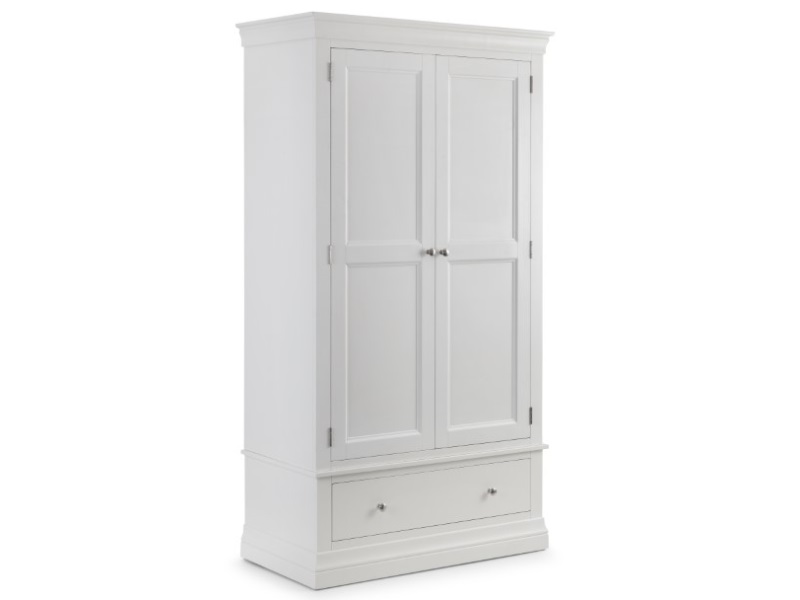 Julian Bowen Clermont 2 Door 1 Drawer Wardrobe - image 1
