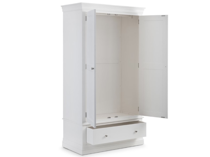 Julian Bowen Clermont 2 Door 1 Drawer Wardrobe - image 4