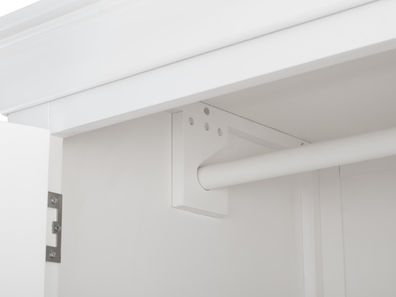 Julian Bowen Clermont 2 Door 1 Drawer Wardrobe - image 6