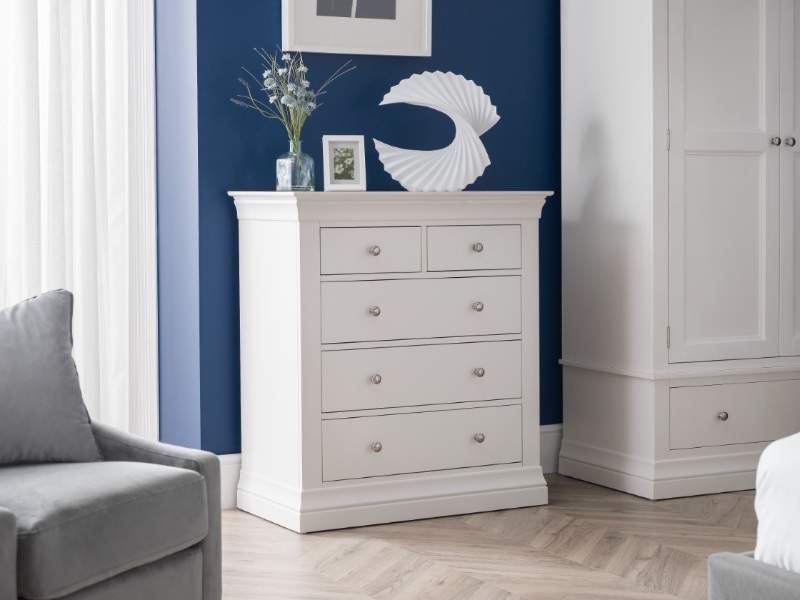 Julian Bowen Clermont 3 plus 2 Drawer Chest - image 1