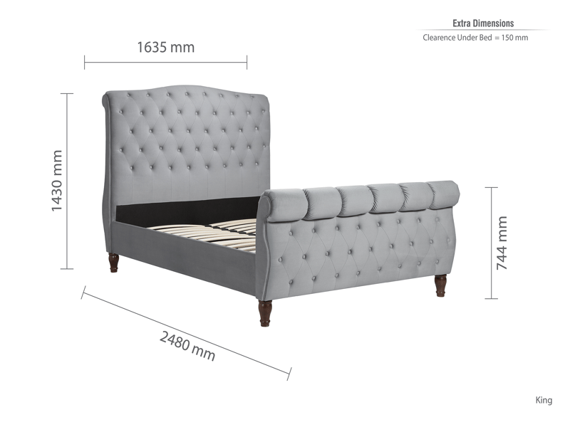 Birlea Colorado Fabric Bed - image 15