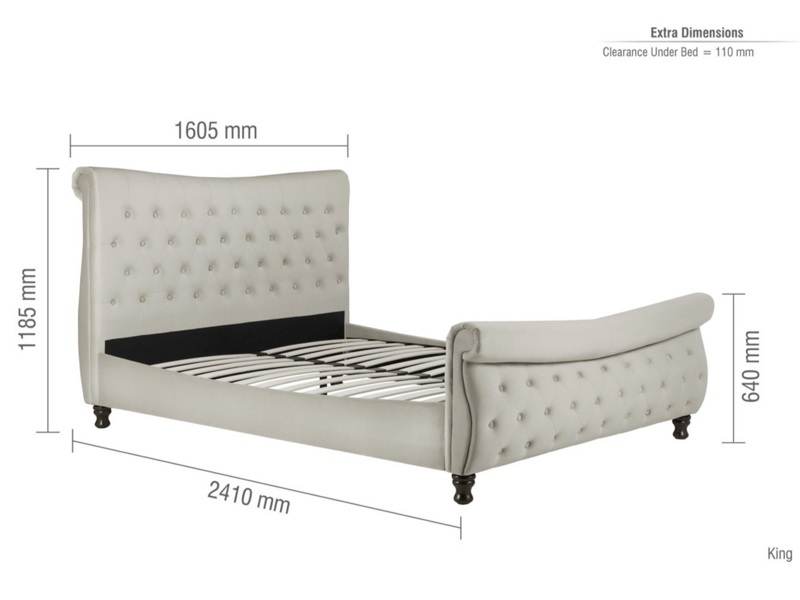 Birlea Copenhagen Fabric Bed - image 15