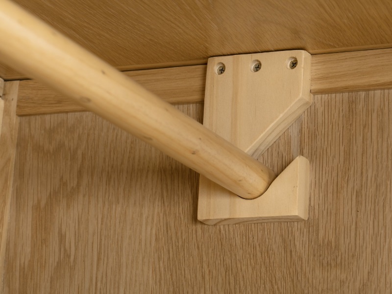 Julian Bowen Cotswold 2 Door 1 Drawer Wardrobe - image 4
