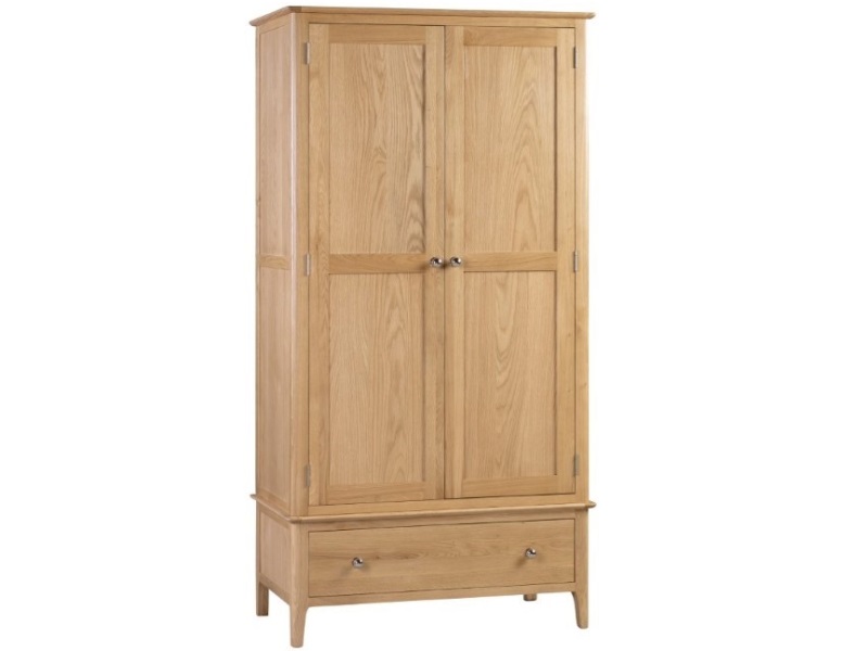 Julian Bowen Cotswold 2 Door 1 Drawer Wardrobe - image 1