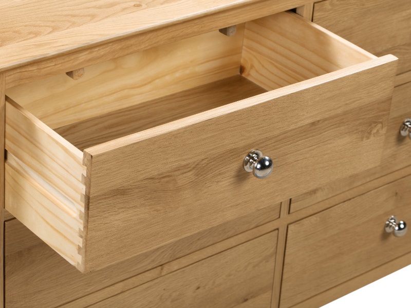 Julian Bowen Cotswold 6 Drawer Wide Chest Drawer Chest - image 5
