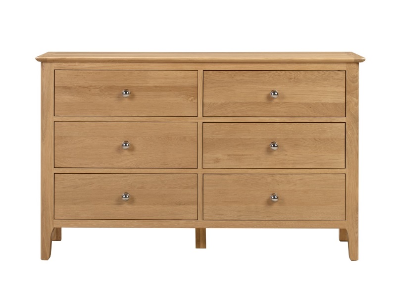 Julian Bowen Cotswold 6 Drawer Wide Chest Drawer Chest - image 3