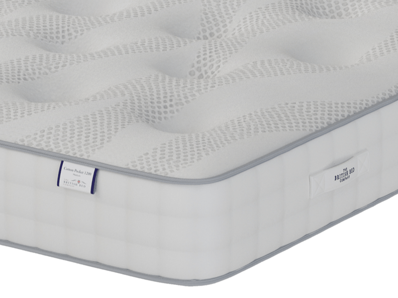 British Bed Company Cotton Pocket 1200 Chenille Mattress - image 1