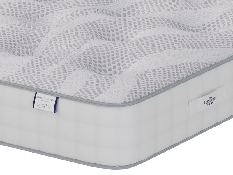 British Bed Company Cotton Pocket 1400 Chenille Mattress - image 1