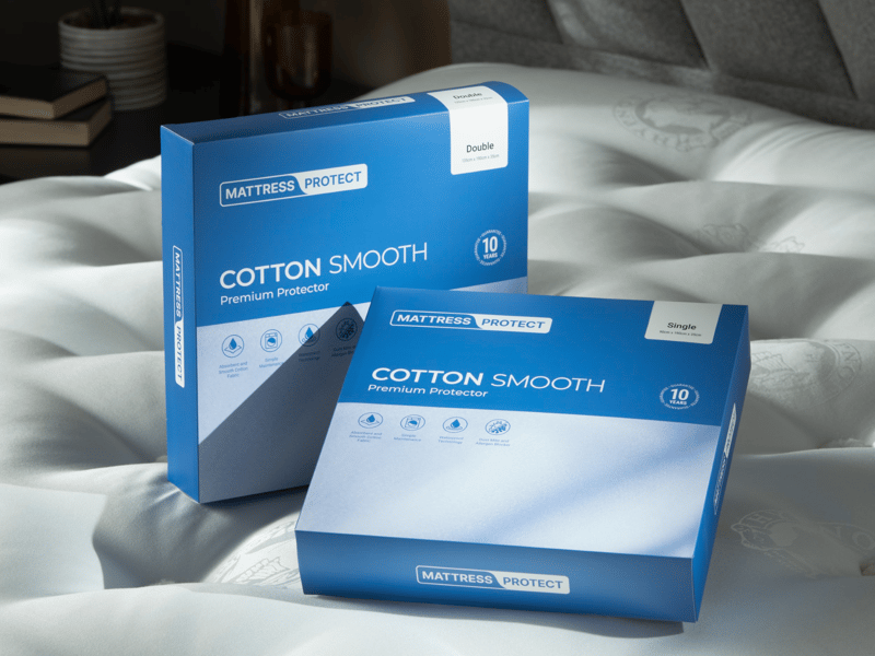 Mattress Protect Cotton Smooth Waterproof Mattress Protector - image 2