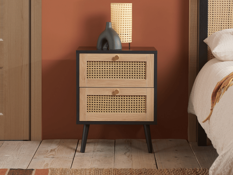 Birlea Croxley 2 Drawer Bedside Bedroom Set - image 1