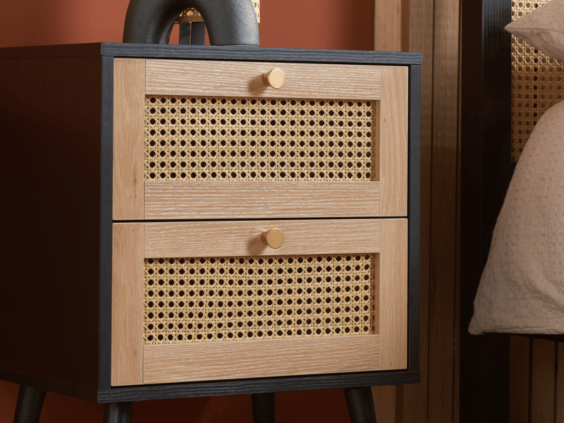 Birlea Croxley 2 Drawer Bedside Bedroom Set - image 2