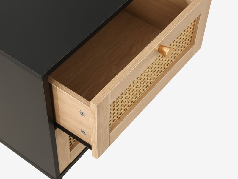 Birlea Croxley 2 Drawer Bedside Bedroom Set - image 8