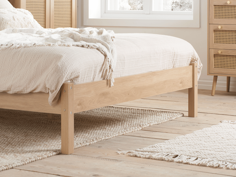 Birlea Croxley Rattan Wooden Bed - image 3