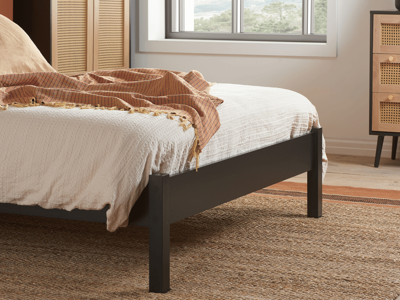 Birlea Croxley Rattan Wooden Bed - image 3