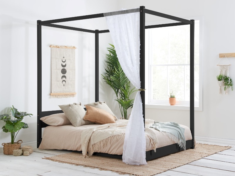 Birlea Darwin Four Poster Wooden Bed - image 1