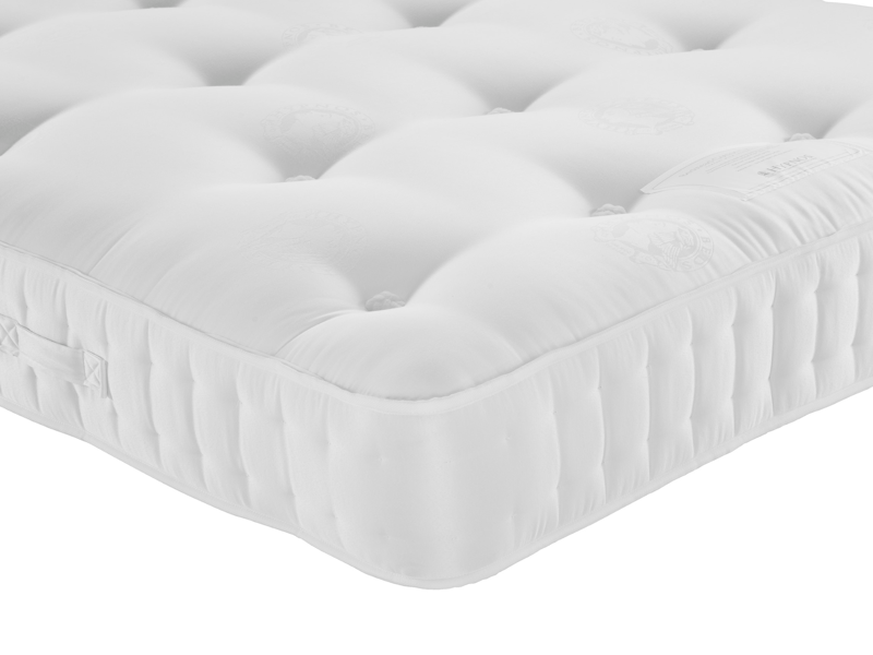 Hypnos Cotton Deluxe Bedstead 1000 Pocket Medium Firm Mattress - image 1