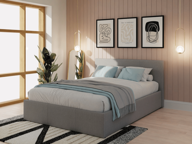 GFW End Lift Fabric Ottoman Bed - image 1