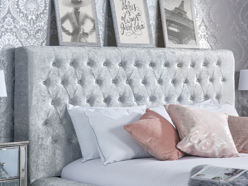 Birlea Grande Crushed Velvet Fabric Bed - image 2