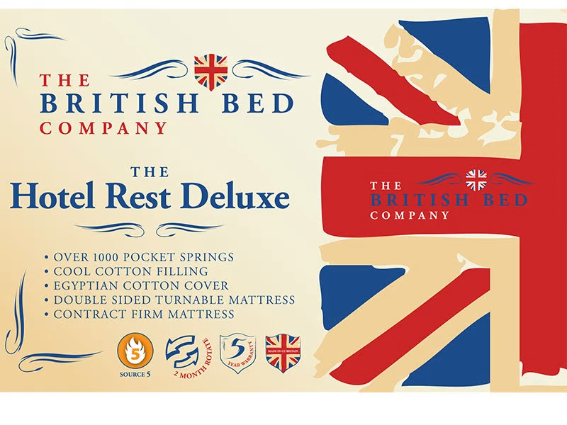 British Bed Company Contract Hotel Rest Deluxe Mattress - image 2