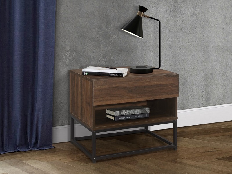 Birlea Houston 1 Drawer Bedside Bedside Chest - image 1