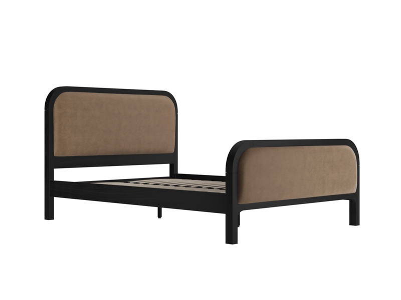 LPD Furniture Ines Mole Fabric Bed - image 2