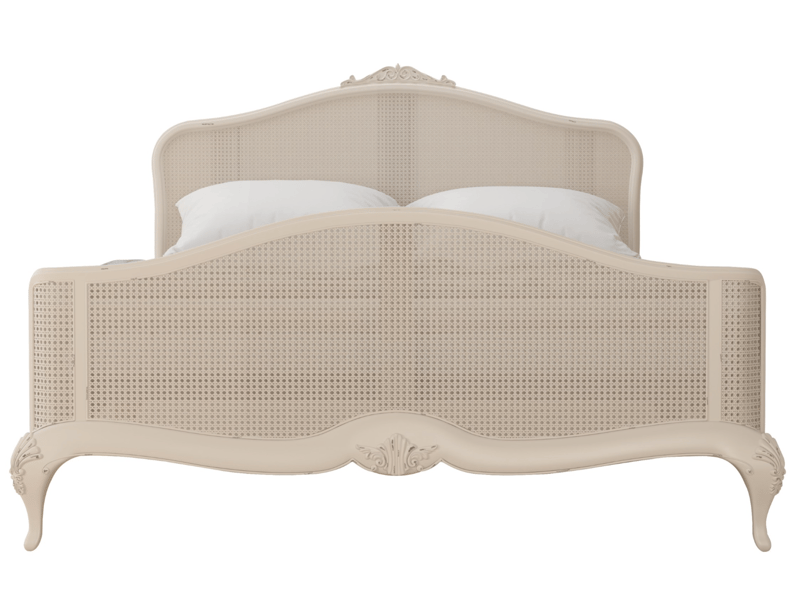 Willis and Gambier Ivory Rattan Bed - image 5