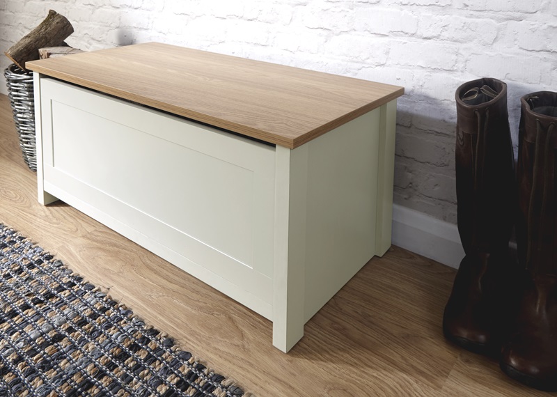 GFW Lancaster Ottoman Storage Blanket Box - image 1