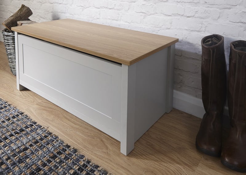 GFW Lancaster Ottoman Storage Blanket Box - image 1
