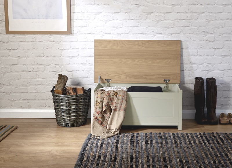 GFW Lancaster Ottoman Storage Blanket Box - image 3