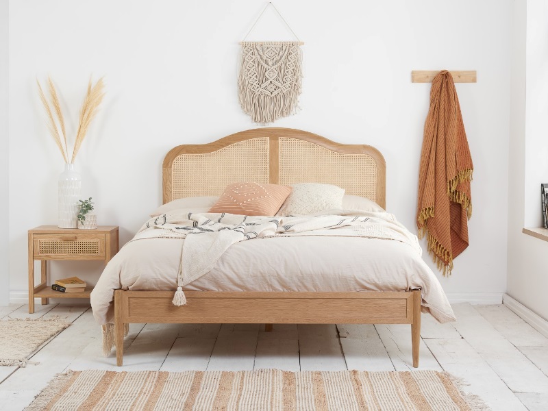 Birlea Leonie Rattan Wooden Bed - image 2