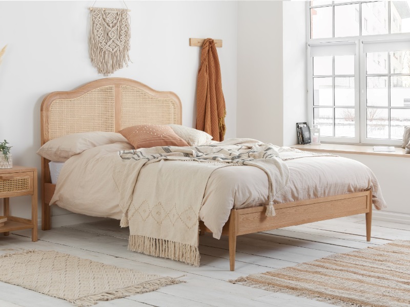 Birlea Leonie Rattan Wooden Bed - image 1