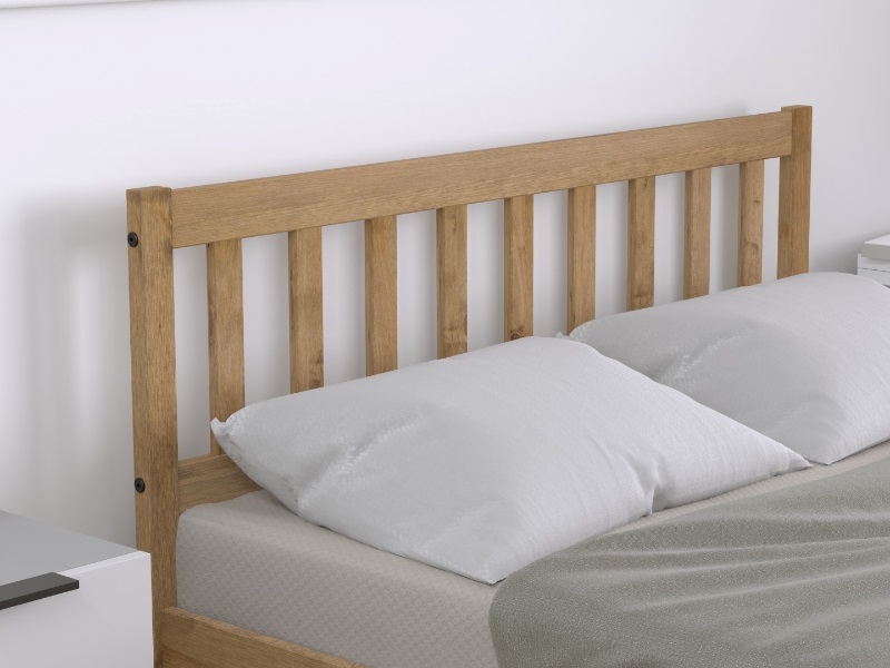 Birlea Lisbon Pine Wooden Bed - image 4